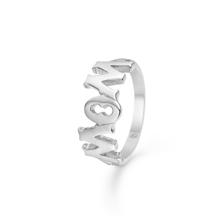 WOW/MOM ring in silver | Danish design by Mads Z