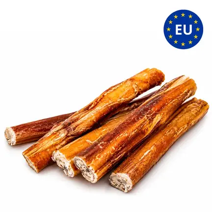 Snack'it oksepenis 15 cm - 5 stk. naturlige tyggeben til hunde
