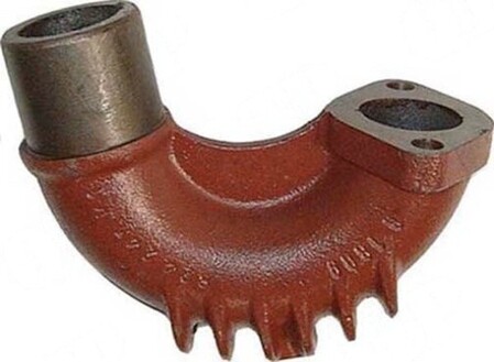 Exhaust bend 175° - Fits: TEF 20C, FE35 23C Standard engine OEM ref. Massey Ferguson 824245, 824245M1, 824425M1, 824 245M1, 724425M1 not specified 824 245M1, 824245M1