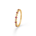 POETRY diamond ring in 14 karat gold | Danish design by Mads Z