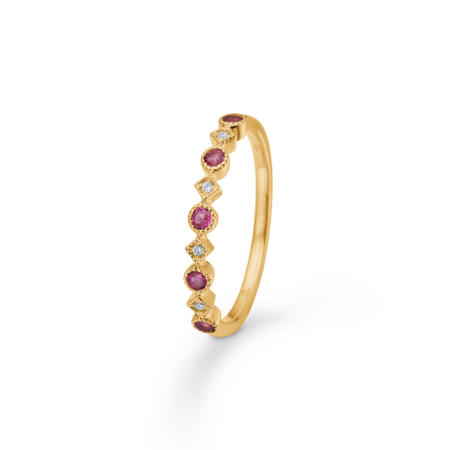 POETRY diamantring i 14 karat guld | Mads Z