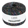 garnoegle af maerket paillettes fra lang yarns i farven sort med multifarver