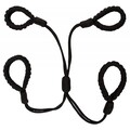 Bondage reb-sæt i shibari-look med justerbare løkker til hænder og fødder
