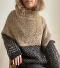 JEOL Sweater Aegyoknit Strikkekit Isager Tweed Silk Mohair