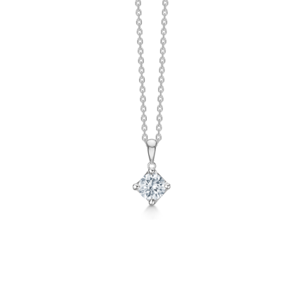 CROWN pendant in 14 karat white gold | Danish design by Mads Z