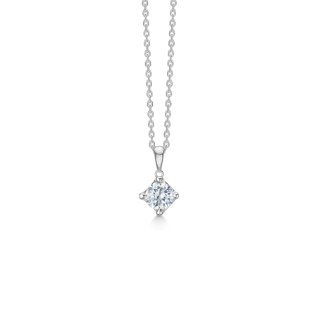 CROWN pendant in 14 karat white gold | Danish design by Mads Z