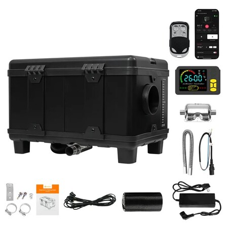 Sunster TB10 Black Edition dieselfyr - olifyr 8 kW i kompakt værktøjskasse – Bluetooth styret varmesystem