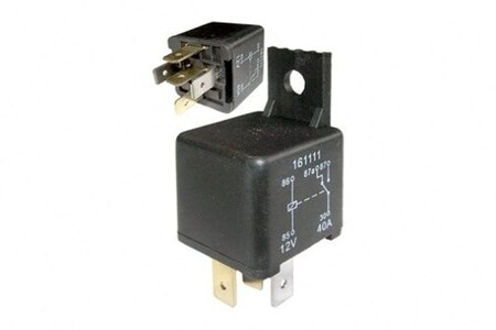 Relä - Arbetsrelä 12 Volt - 40 Amp. Universal OEM ref. TRA116213, 01164017, AL29657, 39700580025, X820250021, S.37163, S37163, S 37163, 01164017, 4RD008520-081, B37092
