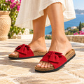 EasyFit 7019 Sandal – Rød vist på model