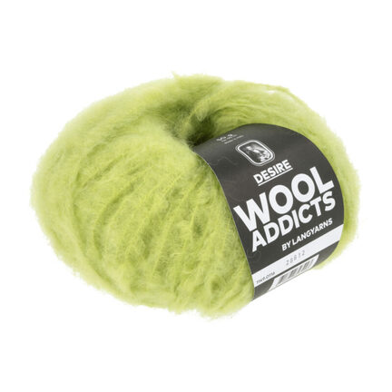 garnnoegle fat mohair 116-lime-desire-lang-yarns