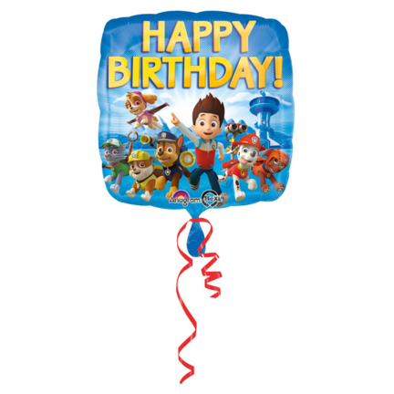 Paw patrol fødselsdags ballon til helium