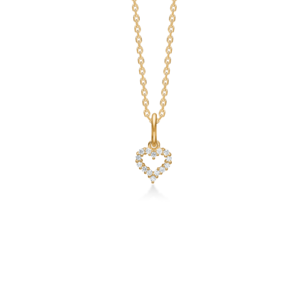 Tender Heart pendant in 14-carat gold