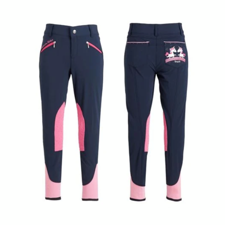 Wahlsten Unicorn ridebukser. Ridebukser til børn med glimmer og enhjørninger