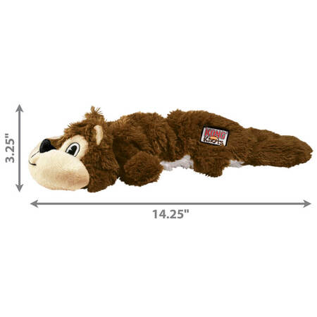 Kong Scrunch Knots Squirrel | Hurtigt Brun Egern
