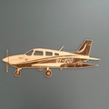 Piper Archer DX flydekoration med personligt registreringsnummer