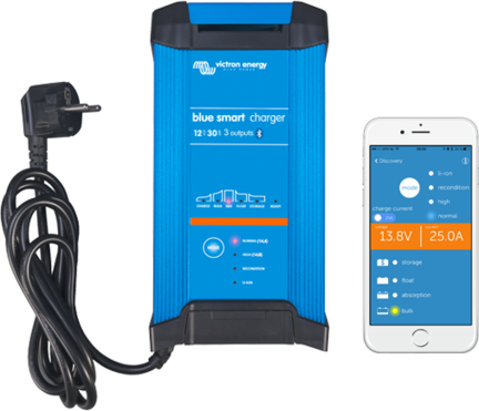 victron blue smart ip22 12v 20a batterilader bluetooth