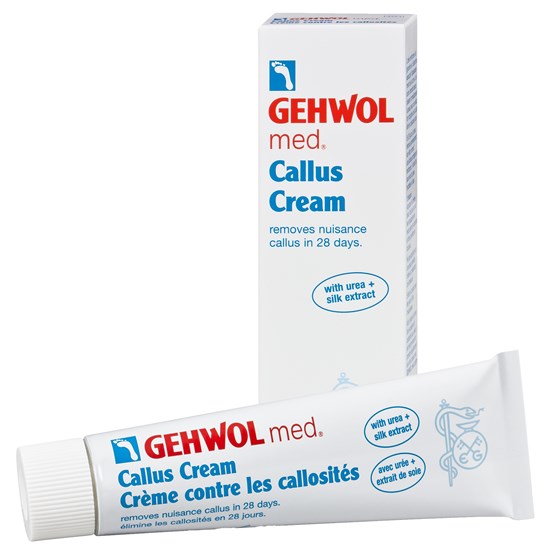 GEHWOL, Callus Cream, 75 ml. - Fodcreme, God til hård hud, Kur creme, Dermatologisk testet, Hælrevner