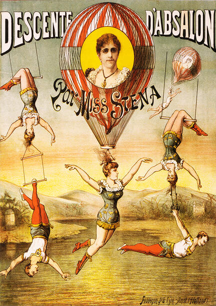 fotomester cirkus circus plakat descente d'absalon