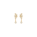 Diamond Dew earrings in 14-carat gold
