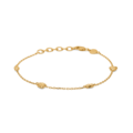 Element bracelet in gold plated silver - studio.z