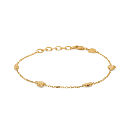 Element armbånd i forgyldt sølv - studio.z