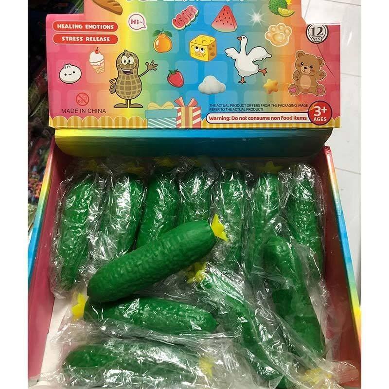 Cucumber Squishy Blød Agurk Fidget & Sanselegetøj