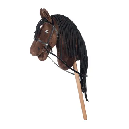 HKM brun kæphest med hovedtøj - Star
