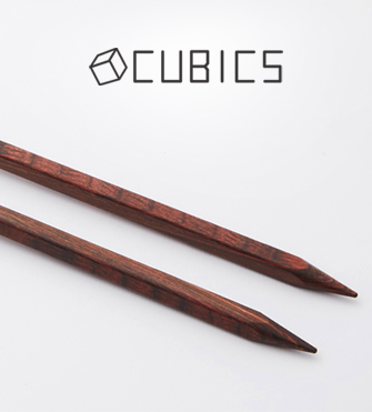 knitpro cubics strikkepinde to styk