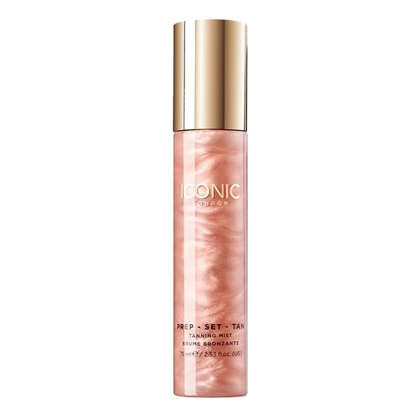 Iconic London, Prep Set Glow, Original, 75 ml. - Makeup, Settingspray, Ekstra holdbar makeup, Shimmer, Fugt