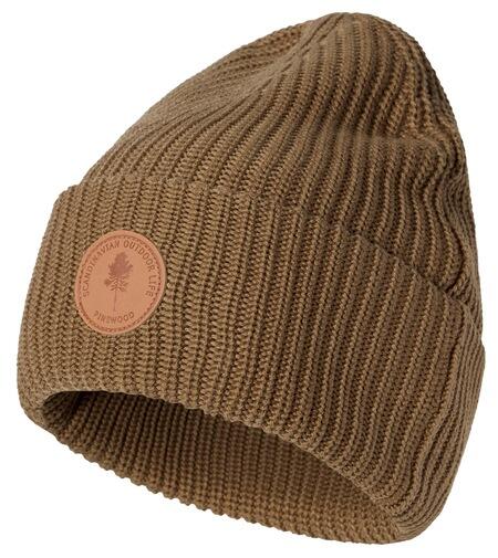 Pinewood® Knitted Beanie Hue - d.sandstone