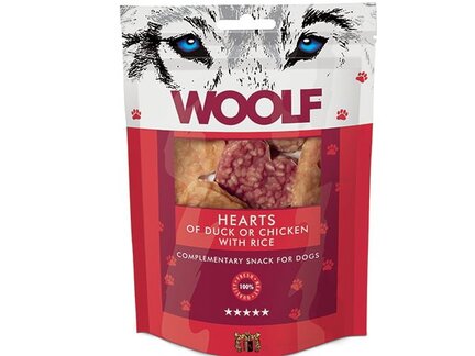 Woolf Hearts of duck or chicken with rice - 100g