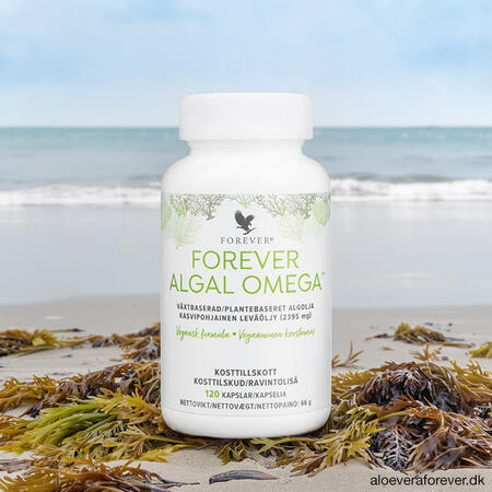 Forever Algal Omega - plantebaseret Omega-3 olie af tang i kapselform