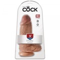 King Cock 9" Chubby realistisk dildo med tykt skaft og sugekop