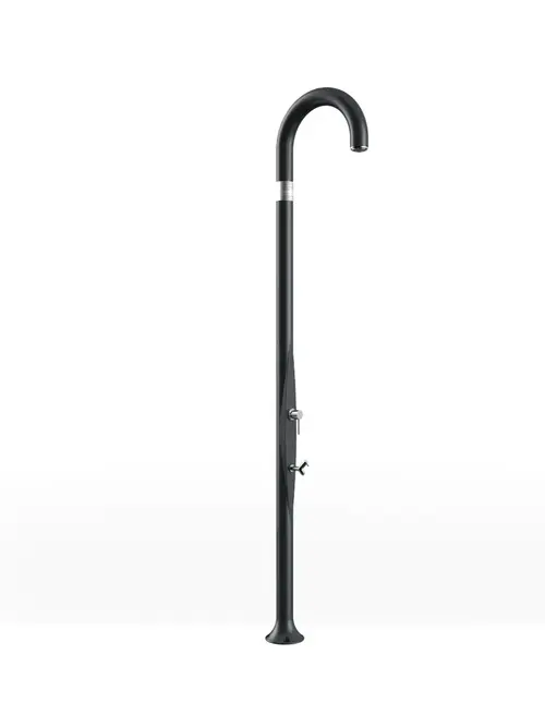 Arkema - FUNNY YIN T125 udendørs bruser med fodbruser - koldt & varmt vand - Antracit