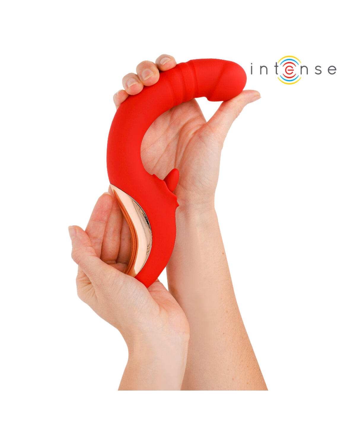 INTENSE Paulina U-formet Vibrator i Rød