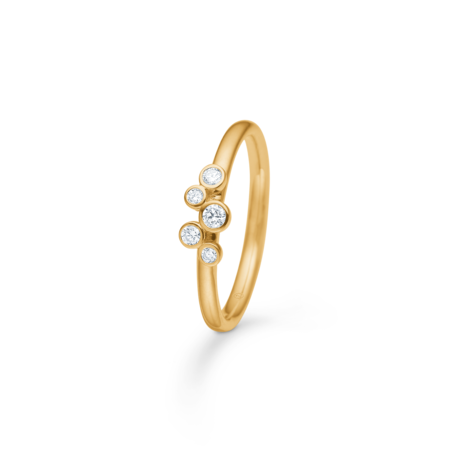 Diamond Dew ring i 14 karat guld
