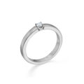 CROWN ALLIANCE diamond ring in 14 karat white gold | Danish design by Mads Z