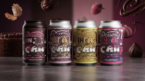 Dessert In A Can Bundle · 4 x Imperial Pastry Stout - Amundsen