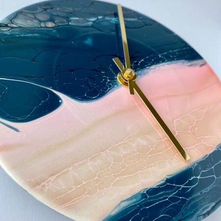 Chattanooga - Lille blåt unika vægur fra Redesigna