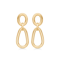 GOLDEN ORBIT earrings in 8 karat gold.