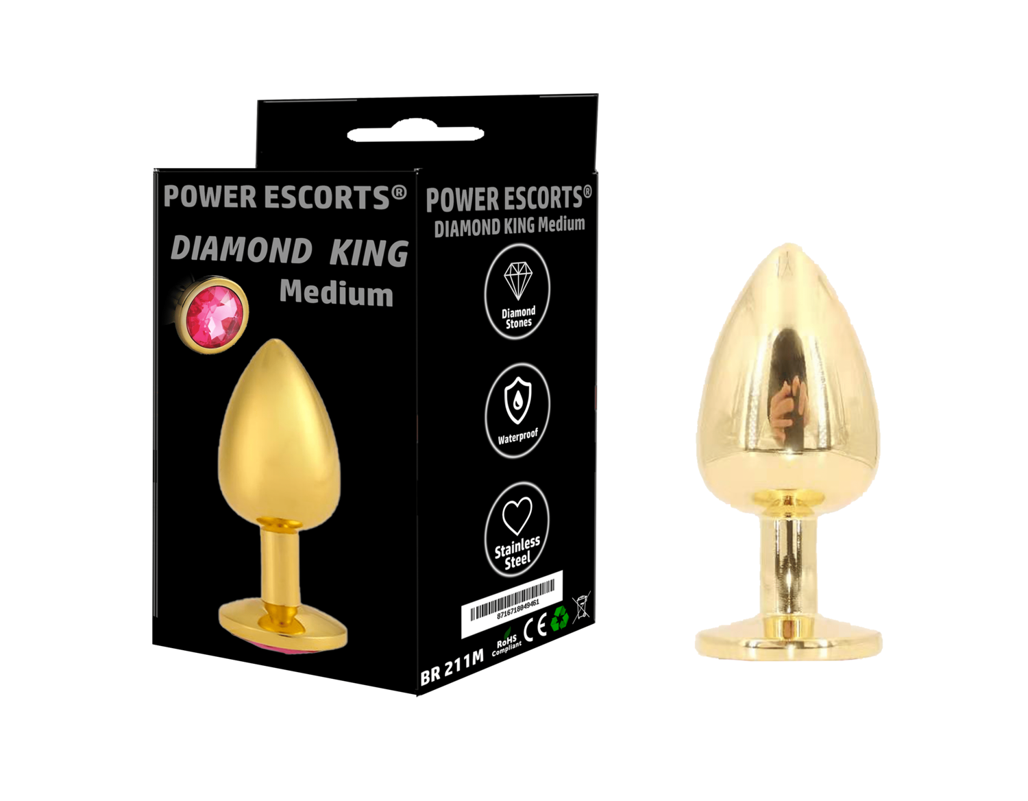 Diamond King Medium Buttplug