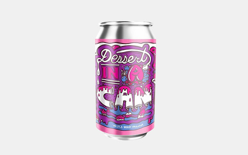 Dessert In A Can: Triple Berry Pavlova · Imperial Pastry Stout fra Amundsen