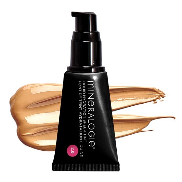 Mineralogie, Liquid Hydration 2.0, Fv. Medium - Makeup, Mineralmakeup, Mineraler, God dækkevne, Flydende Foundation, CC Creme, BB Creme