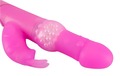 Sweet Smile Pearly Rabbit – pink rabbit vibrator i silikone med klitorisbunny, 7 vibrationer og 3 rotationsfunktioner.