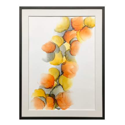 maleri orange stor 60x80cm