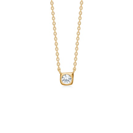 Elera halskæde i forgyldt sølv - studio.z