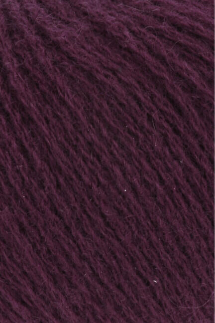 Nærbillede af Cashmere Premium fra Lang Yarns i bordeaux 80 – blødt luksusgarn