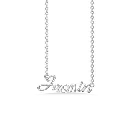 Name Tag Jasmin made of 925 pure sterling silver.