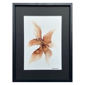 lille ink maleri brun guld 30x40cm
