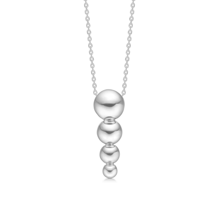 BIGGEST BALL silver necklace | Danish design by Mads Z